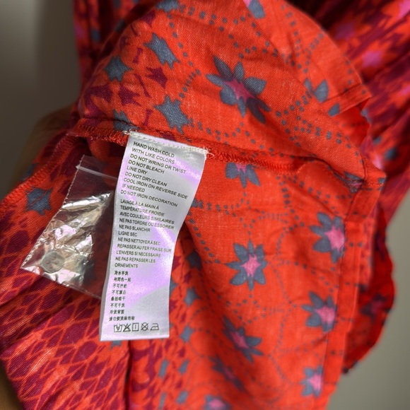 NEW FREE PEOPLE Rare Feeling Pleated Maxi Dress In Ruby Red - Picture 7 of 16